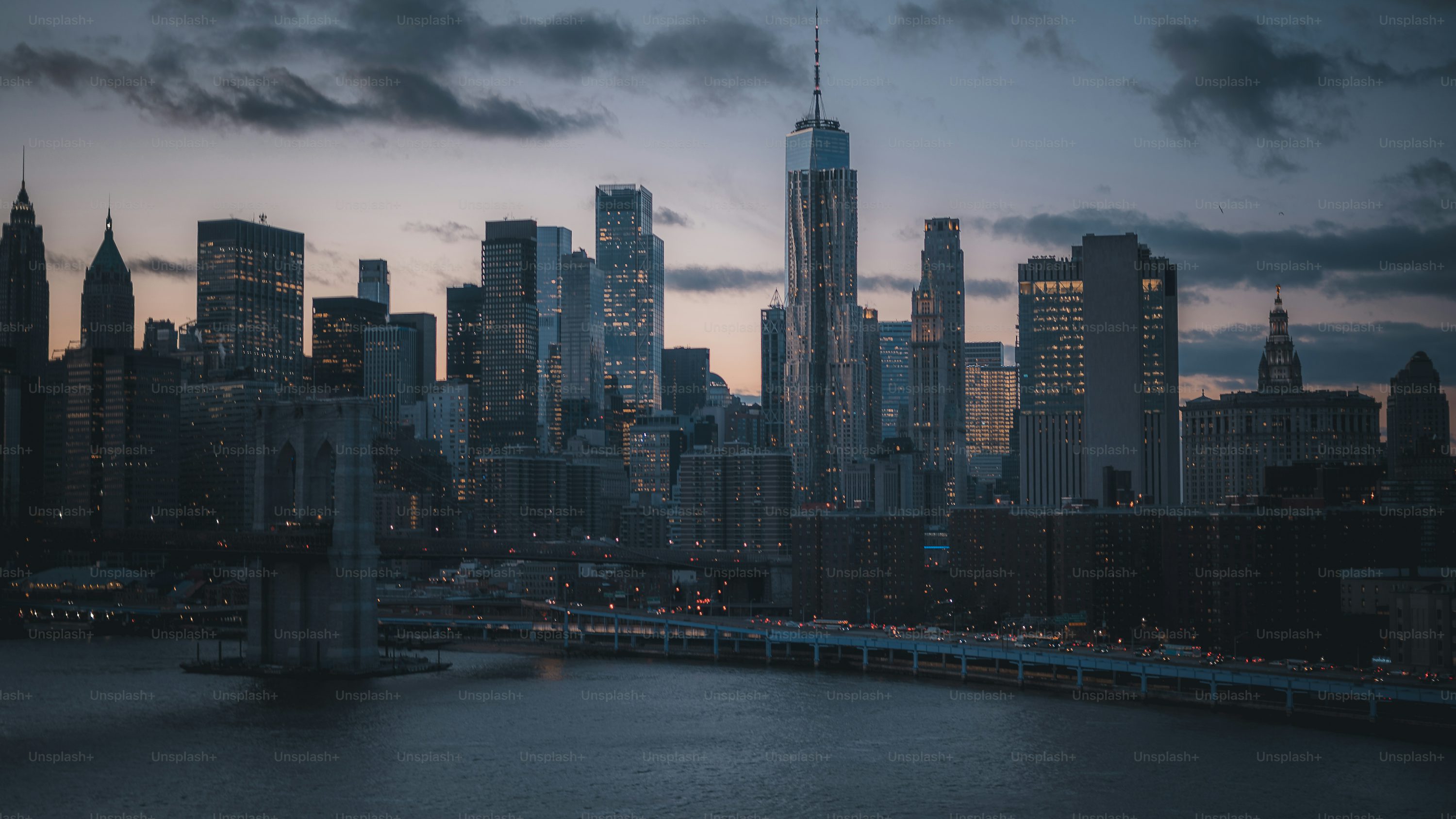 Manhattan Skyline Picture. Download Free Image