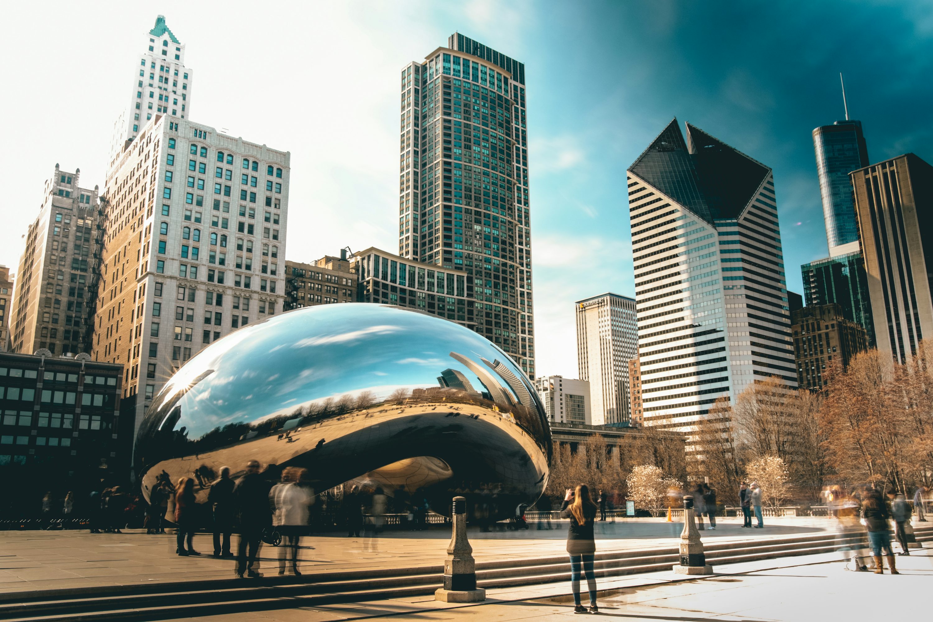 Cloud Gate Picture. Download Free Image