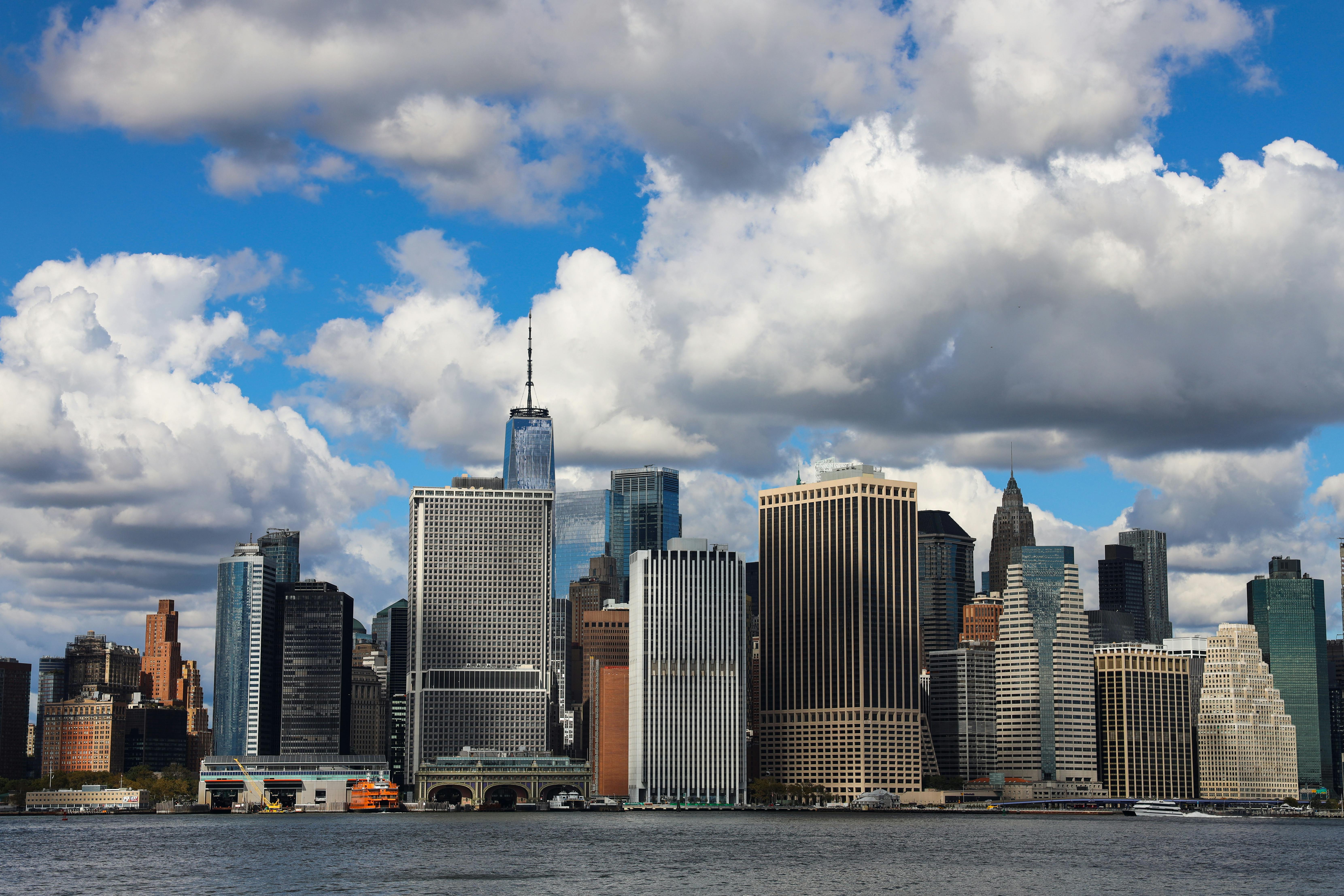 Skyline of Manhattan, New York City, New York, USA · Free