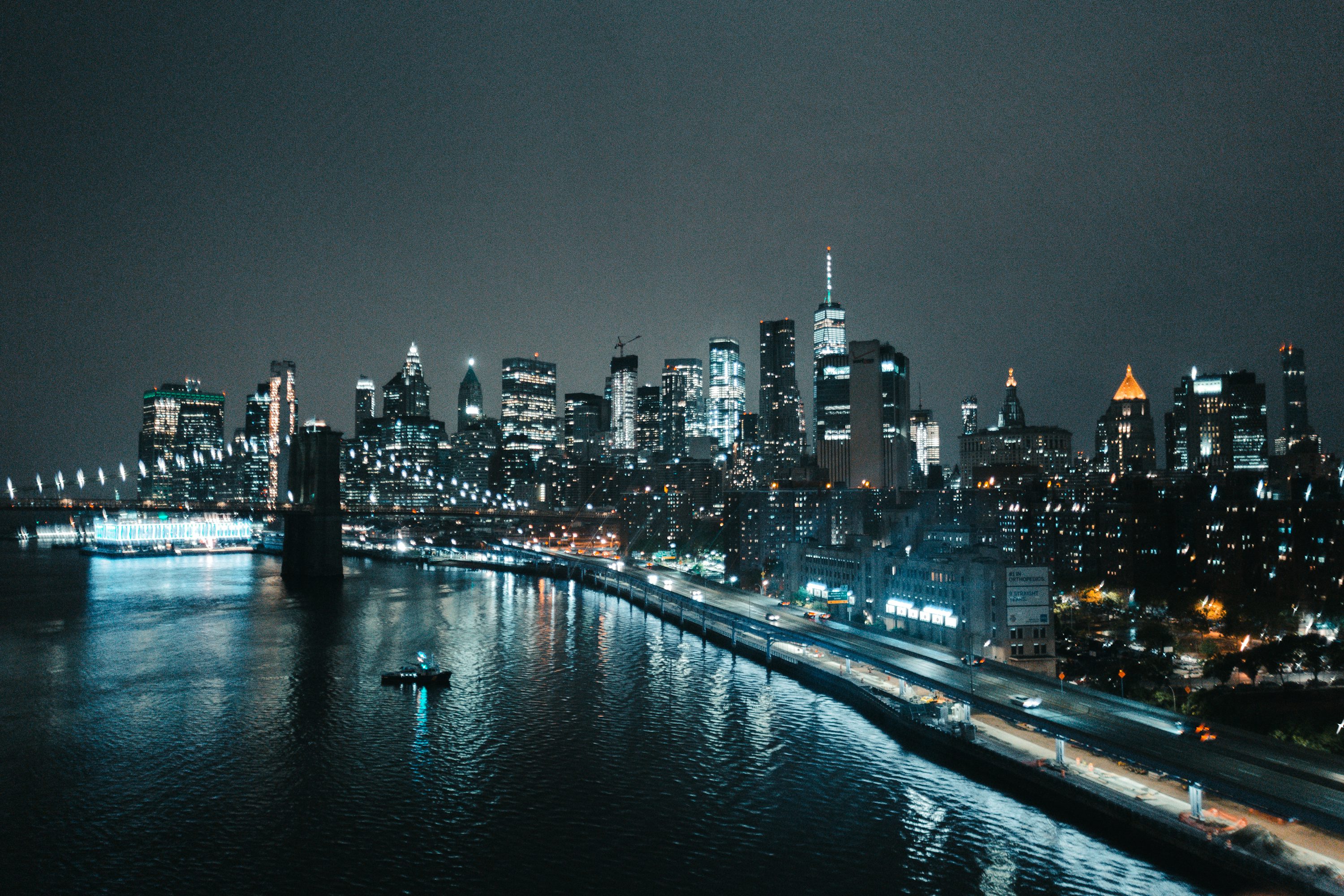 Manhattan Skyline Picture. Download Free Image
