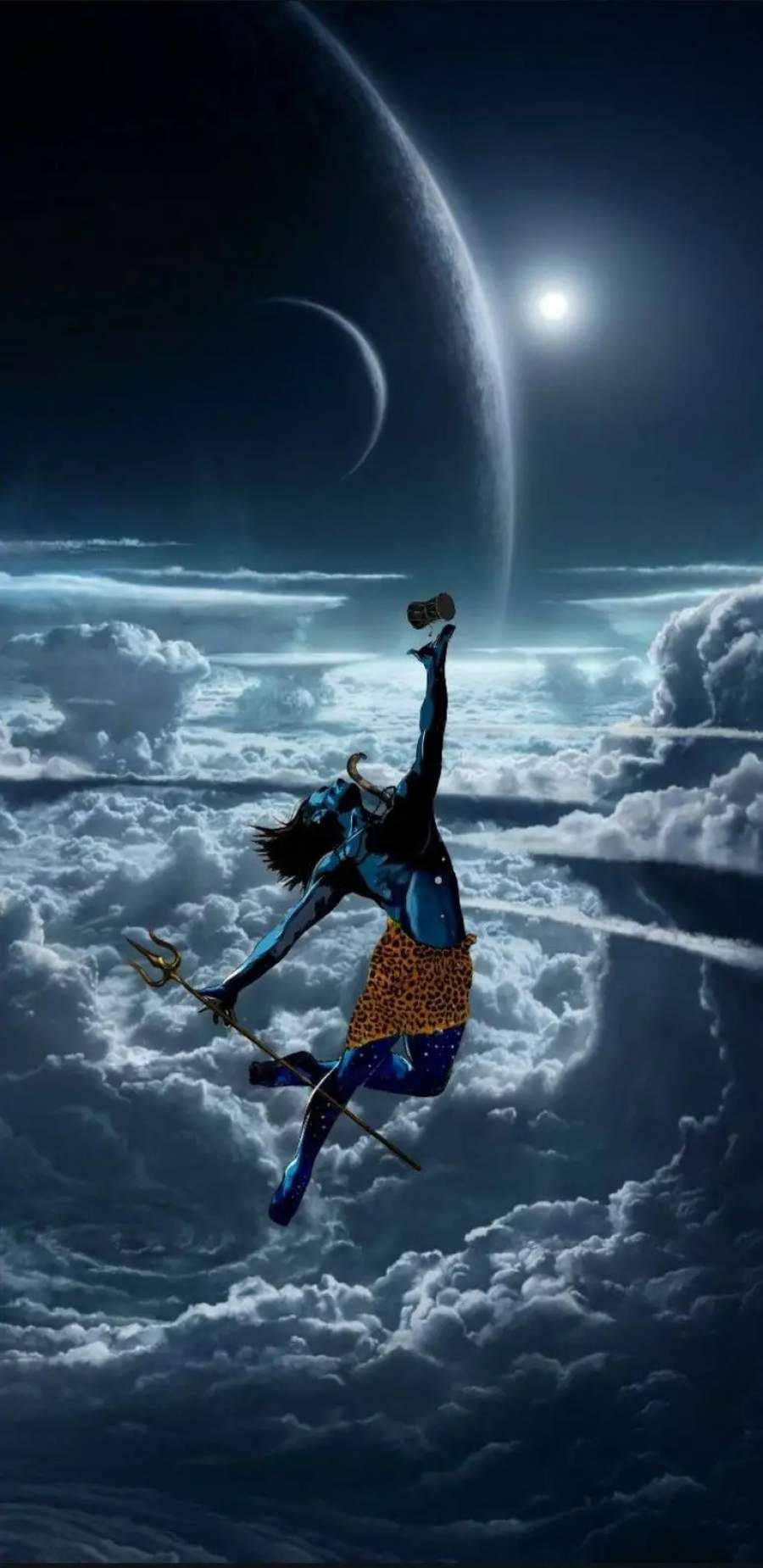 Download Download Shiva iPhone Wallpaper