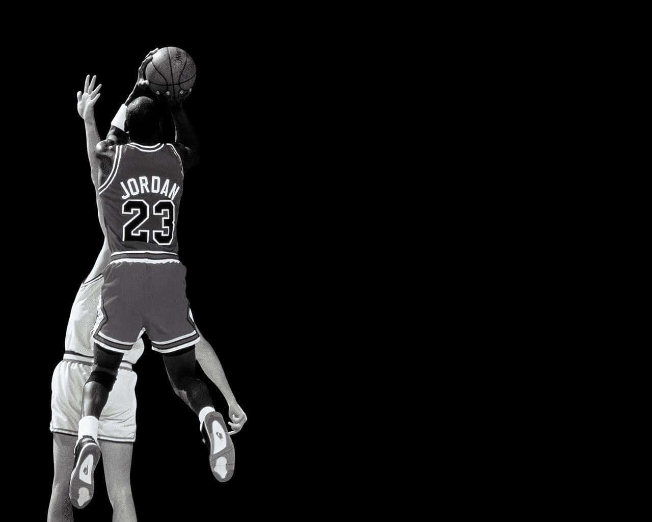 Download Michael Jordan Black Basketball Wallpaper