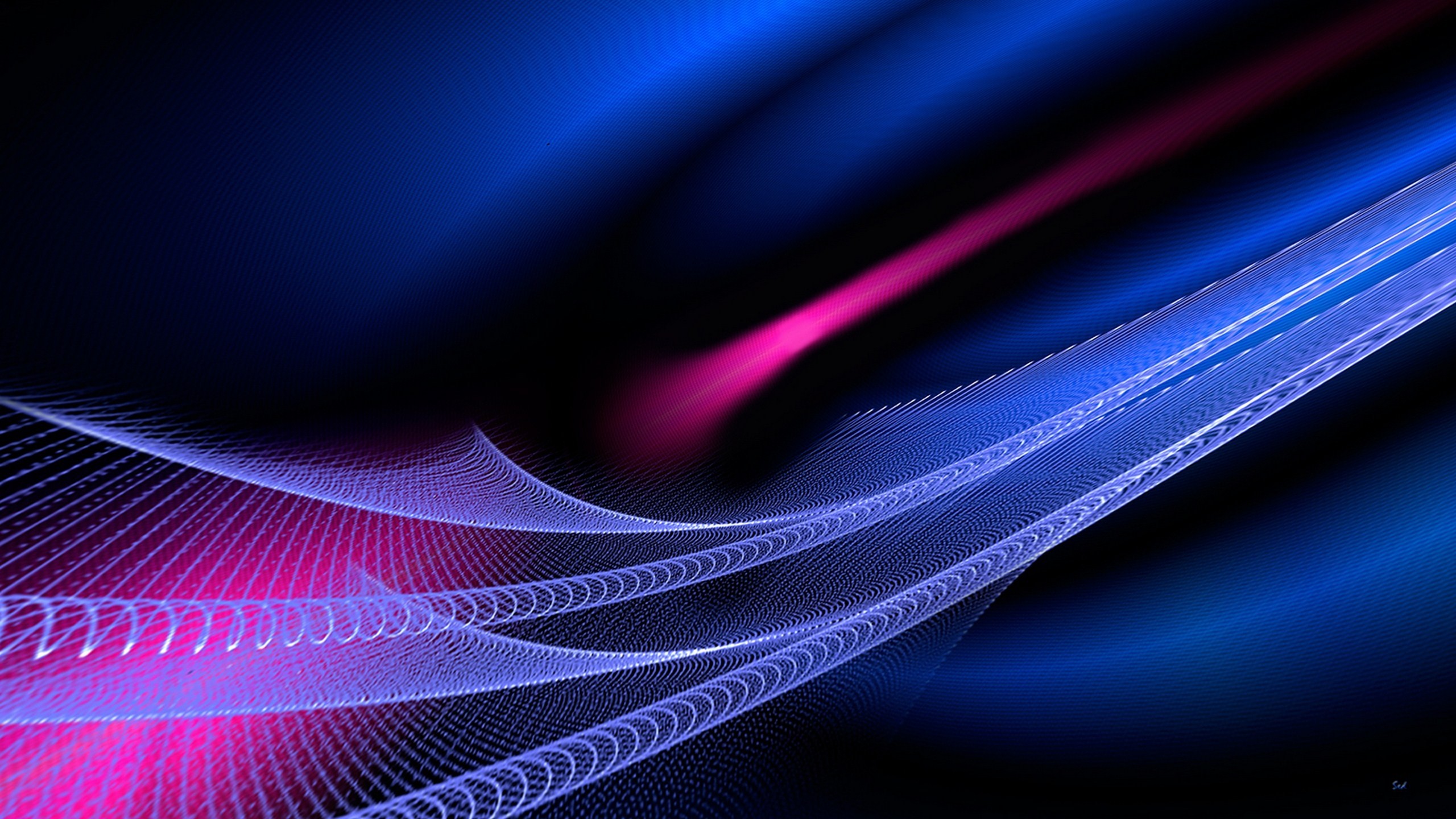 Vibrant Abstract Vector Wave