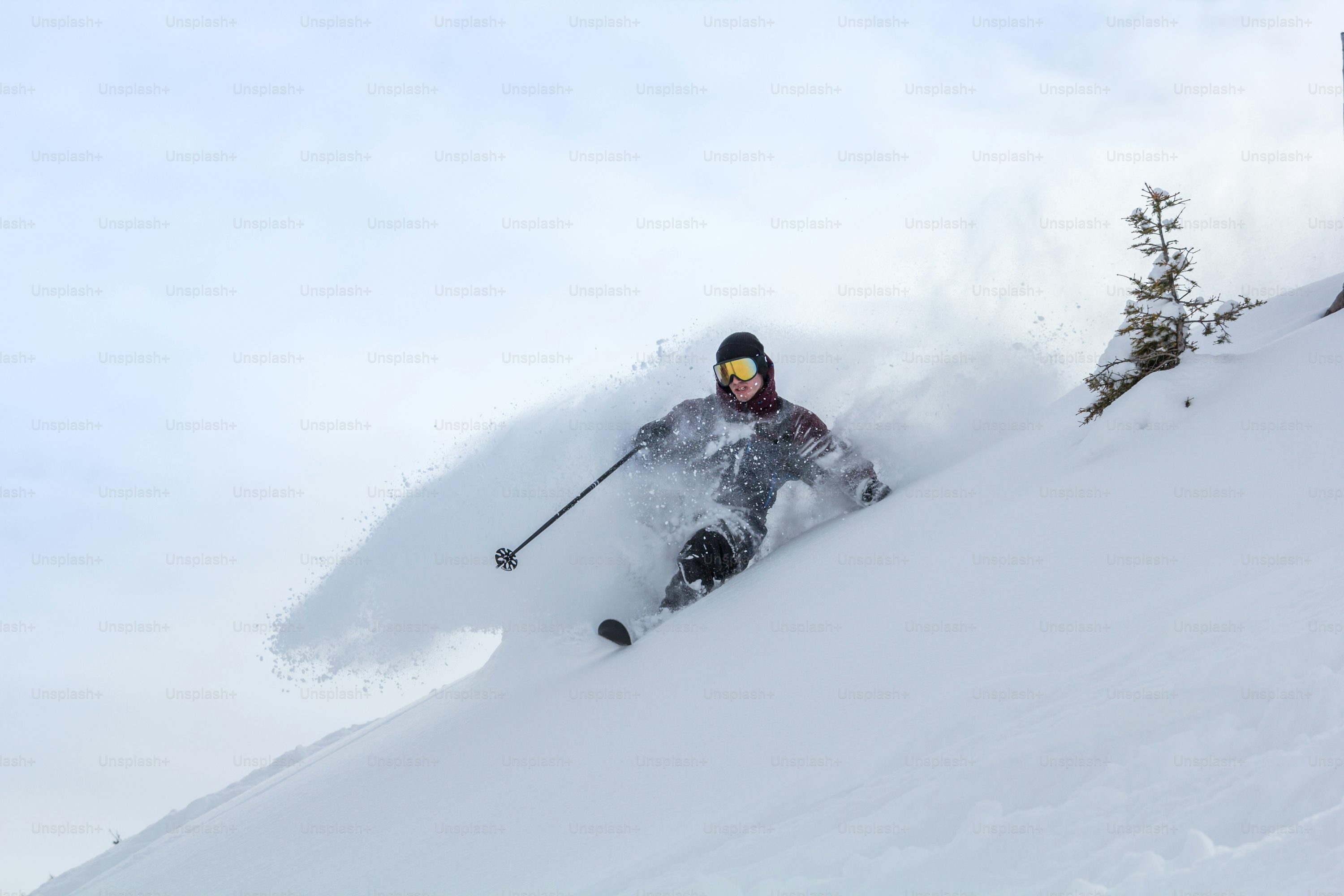 Snow Skiing Picture. Download Free Image