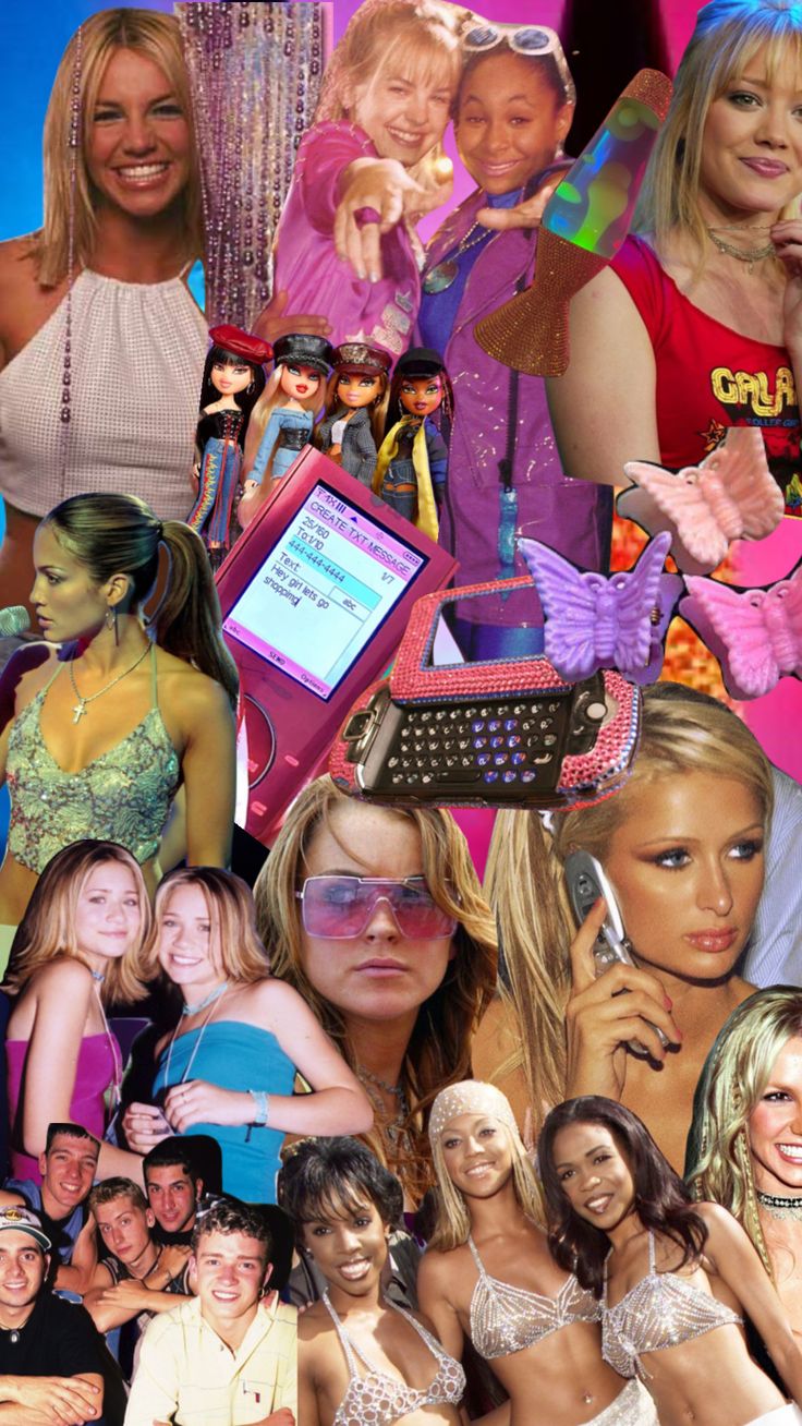 #moodboard #fashion #collage #aesthetic #y2k #y2kaesthetic #throwback #pink #year2000