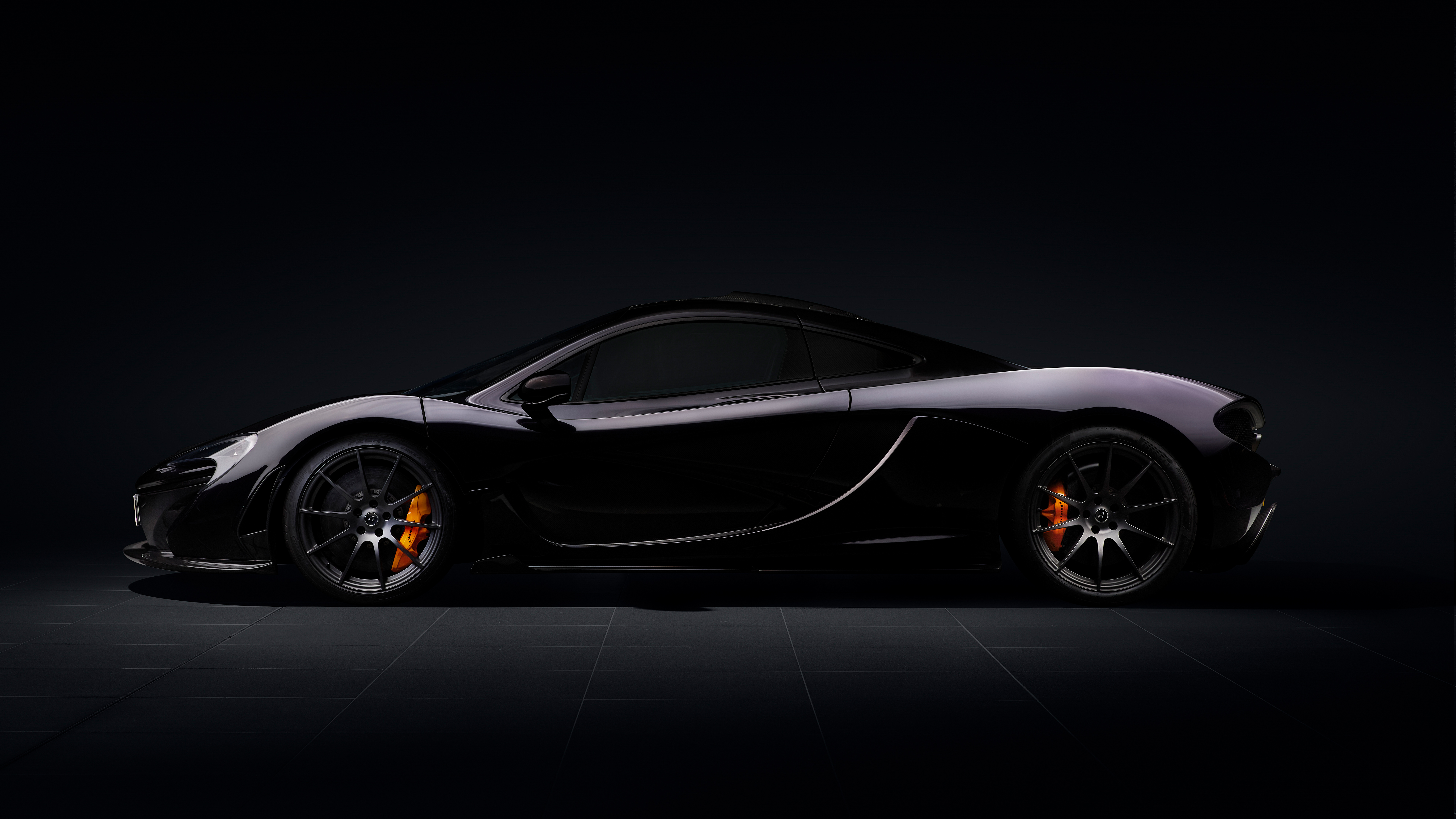 McLaren P1 Wallpaper 4K, 8K, Black cars, Dark background