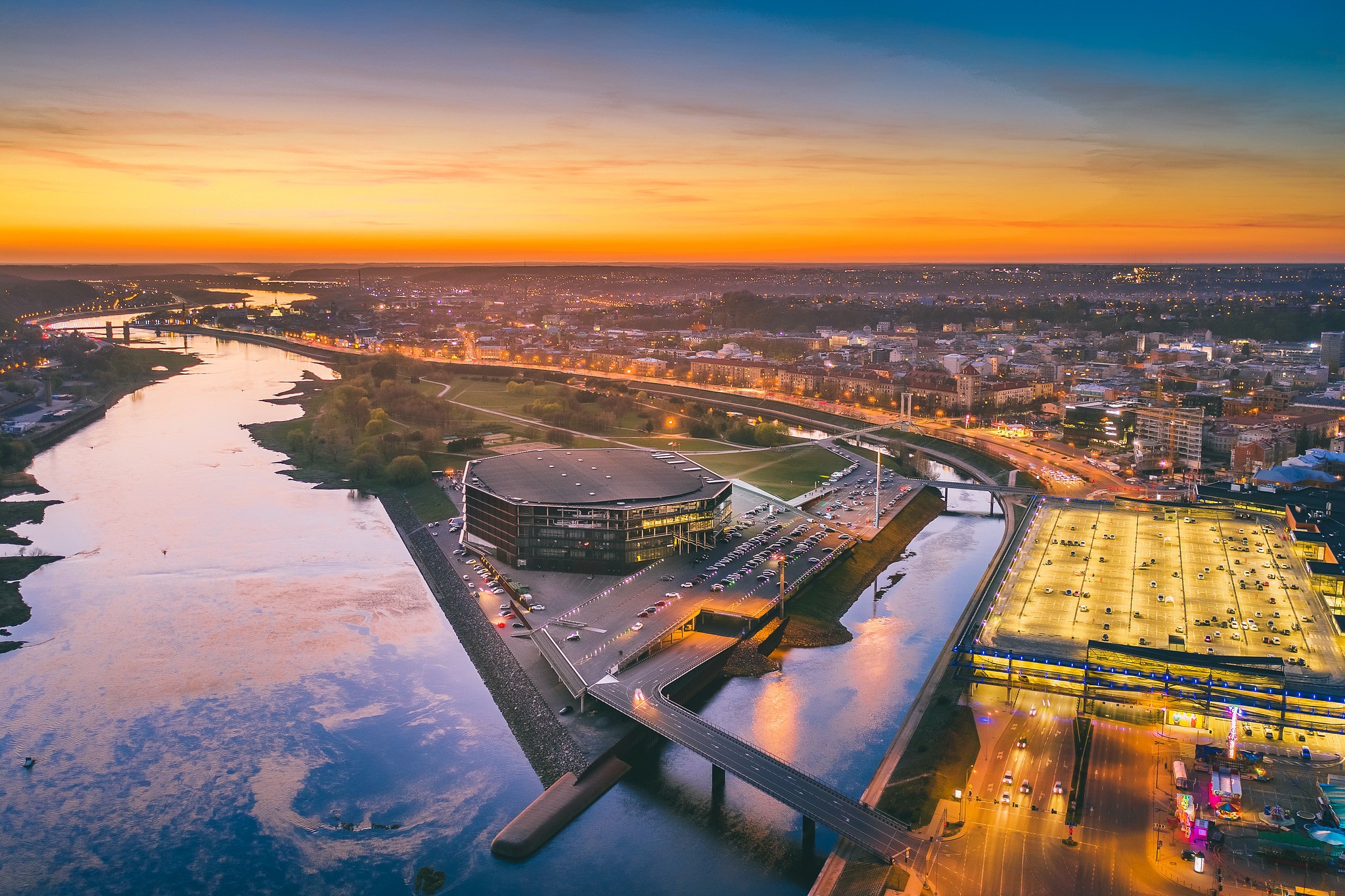 Wallpaper Lithuania, Kaunas, Žalgiris arena for mobile and desktop, section город, resolution 2047x1364