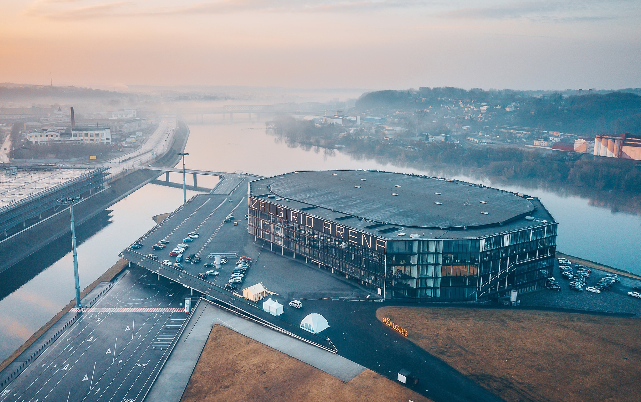 Wallpaper Lithuania, Kaunas, Zalgiris Arena for mobile and desktop, section город, resolution 2048x1284