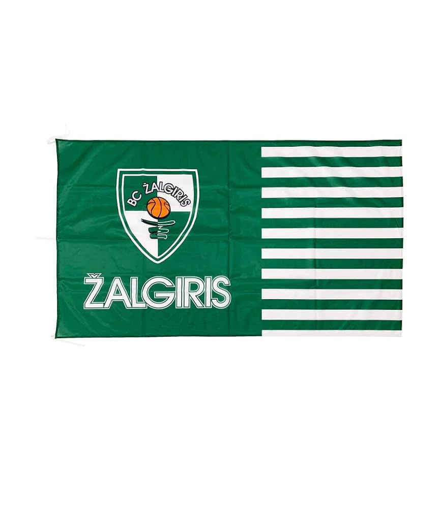BC Zalgiris Kaunas Unisex Adult Stripped Fan Flag, Green White, Large (100 Cm X 170 Cm), Amazon.de: Sports & Outdoors