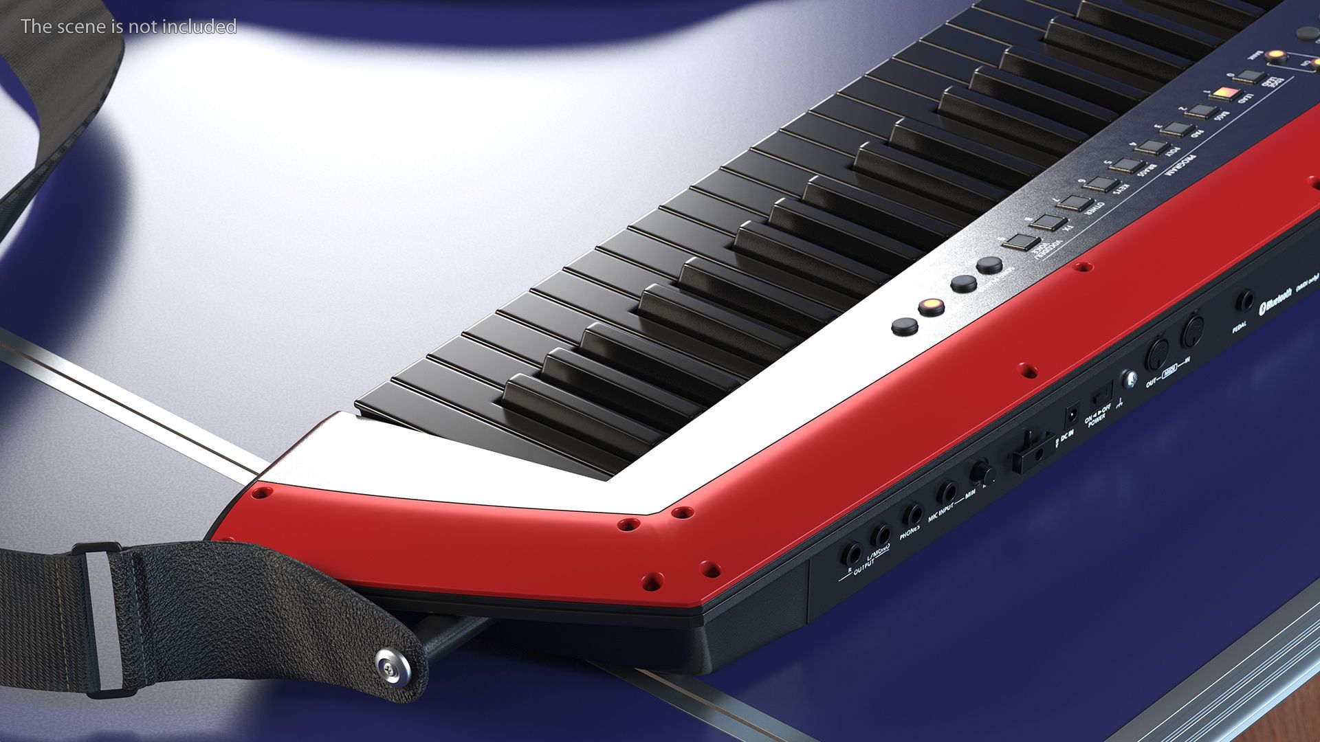 Roland AX Edge Keytar Black 3D Model $33 - .3Ds .blend .c4d .fbx .max .ma .lxo .obj