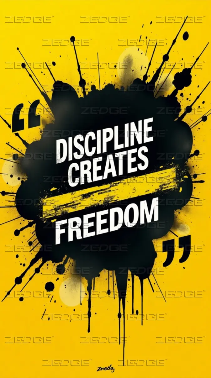 Discipline Creates Freedom