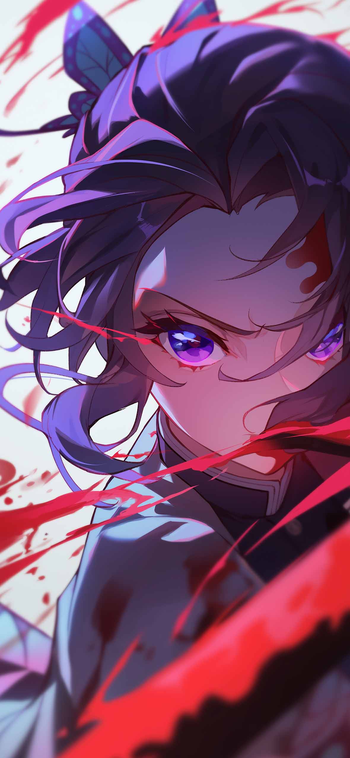 Demon Slayer Shinobu Kocho Anime Girl Fight Wallpaper HD