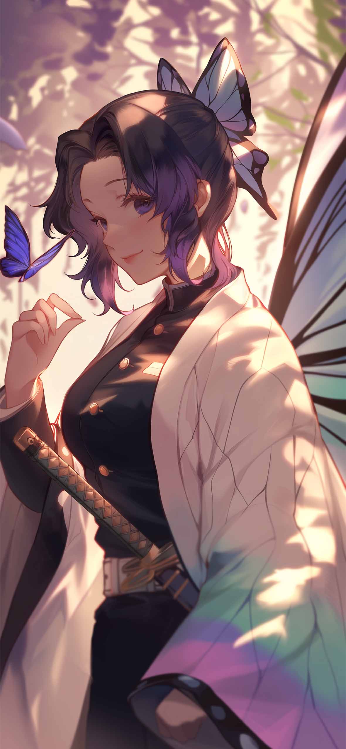 Beautiful Shinobu Kocho Demon Slayer Wallpaper