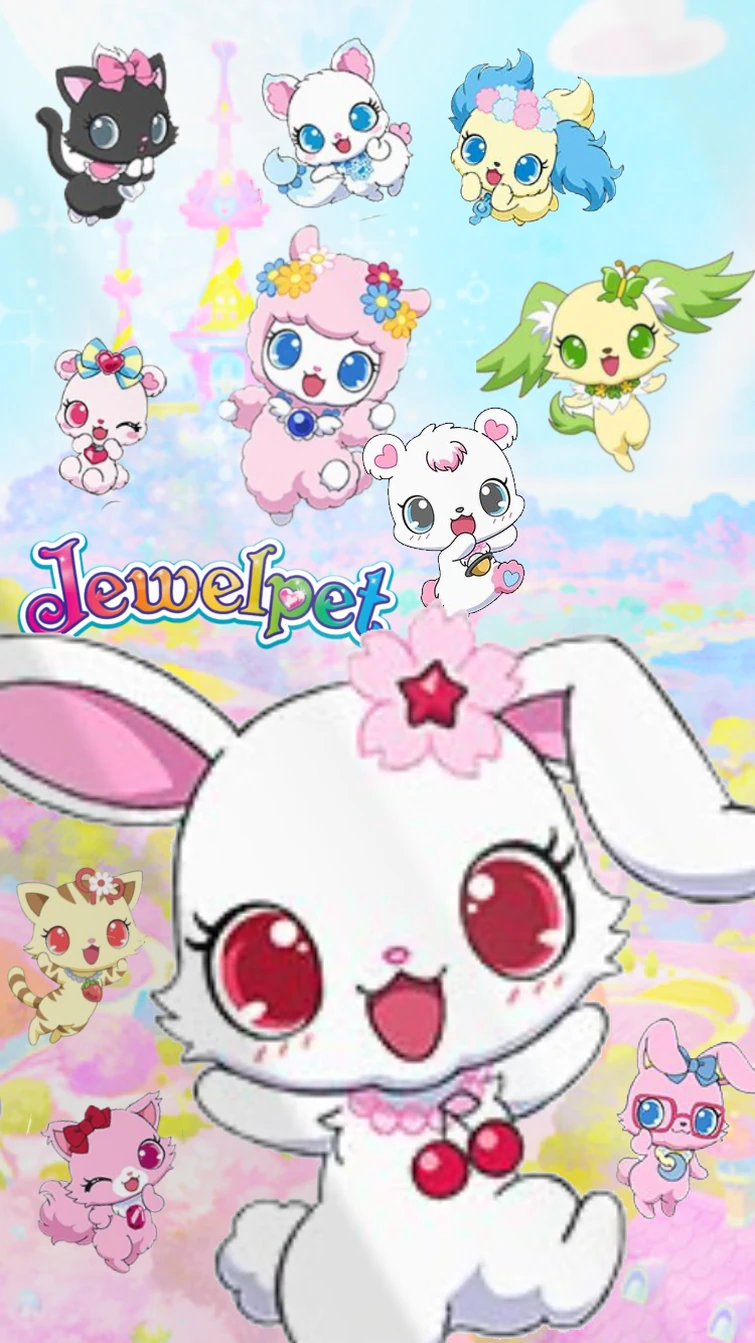 I made Jewelpet phone wallpaper!