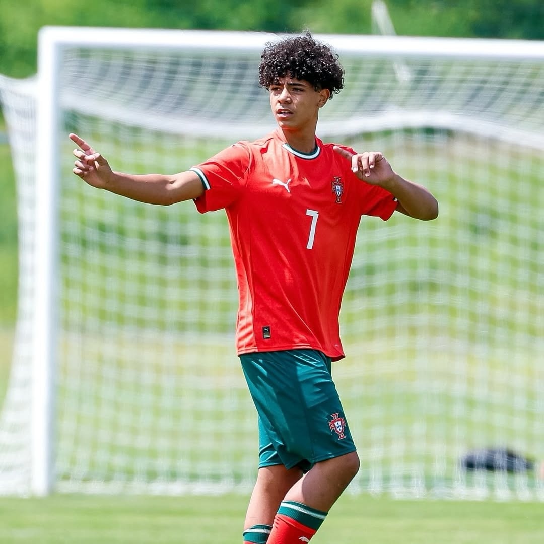 Cristiano Ronaldo Delighted As 14 Year Old Son Debuts For Portugal U15 Vs Japan