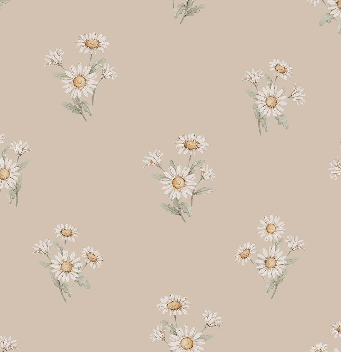Daisy wallpaper Daisy beige