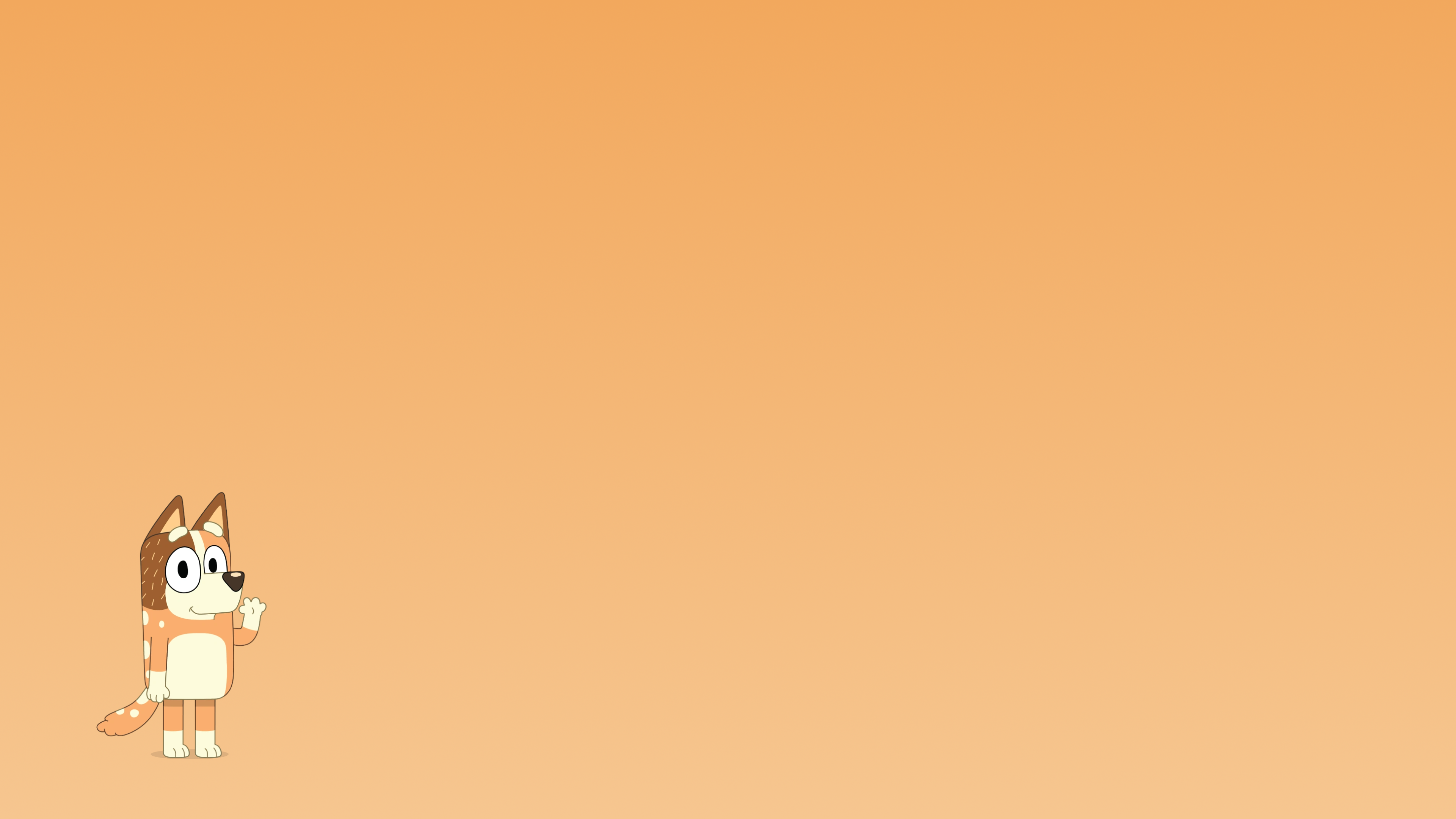 I made some minimalist Bluey wallpaper for desktop