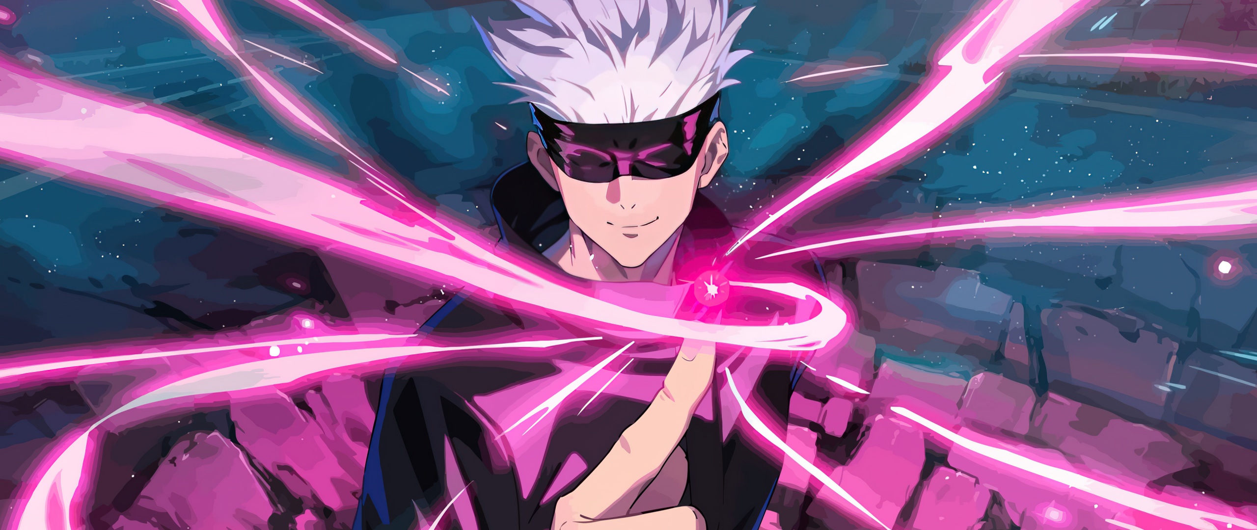 Satoru Gojo Wallpaper 4K, Jujutsu Kaisen, Manga series