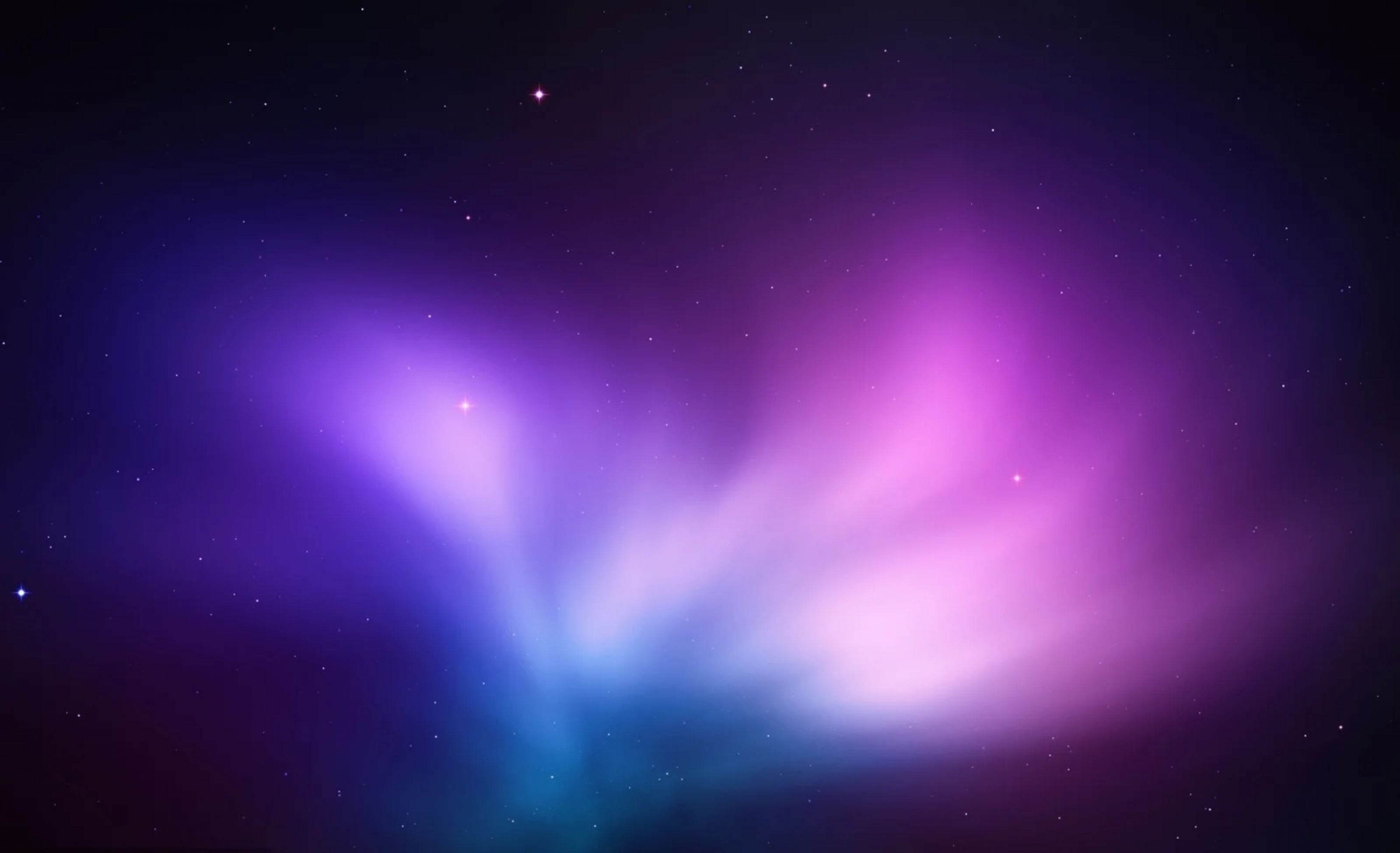 MacOS Default Space Galaxy Cosmos Glowing