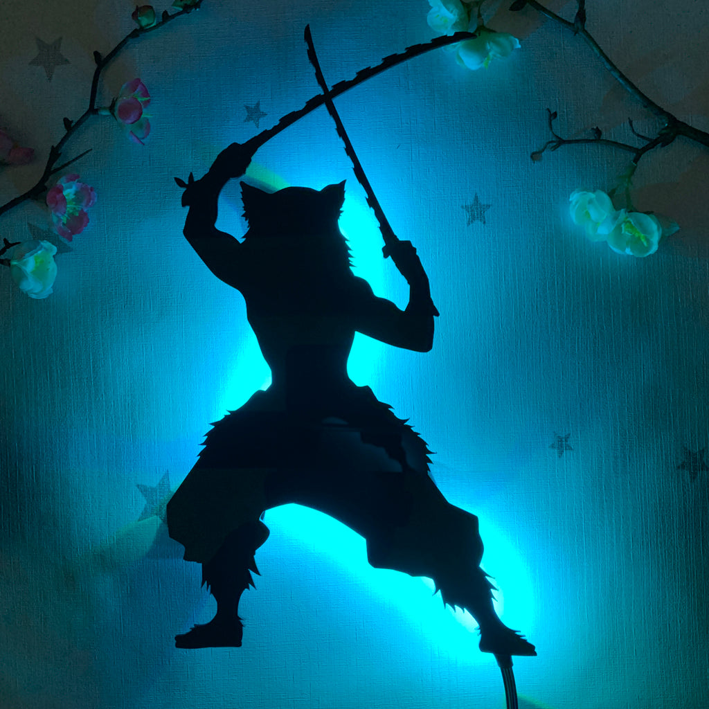 Demon Slayer. Inosuke Hashibira Silhouette Light