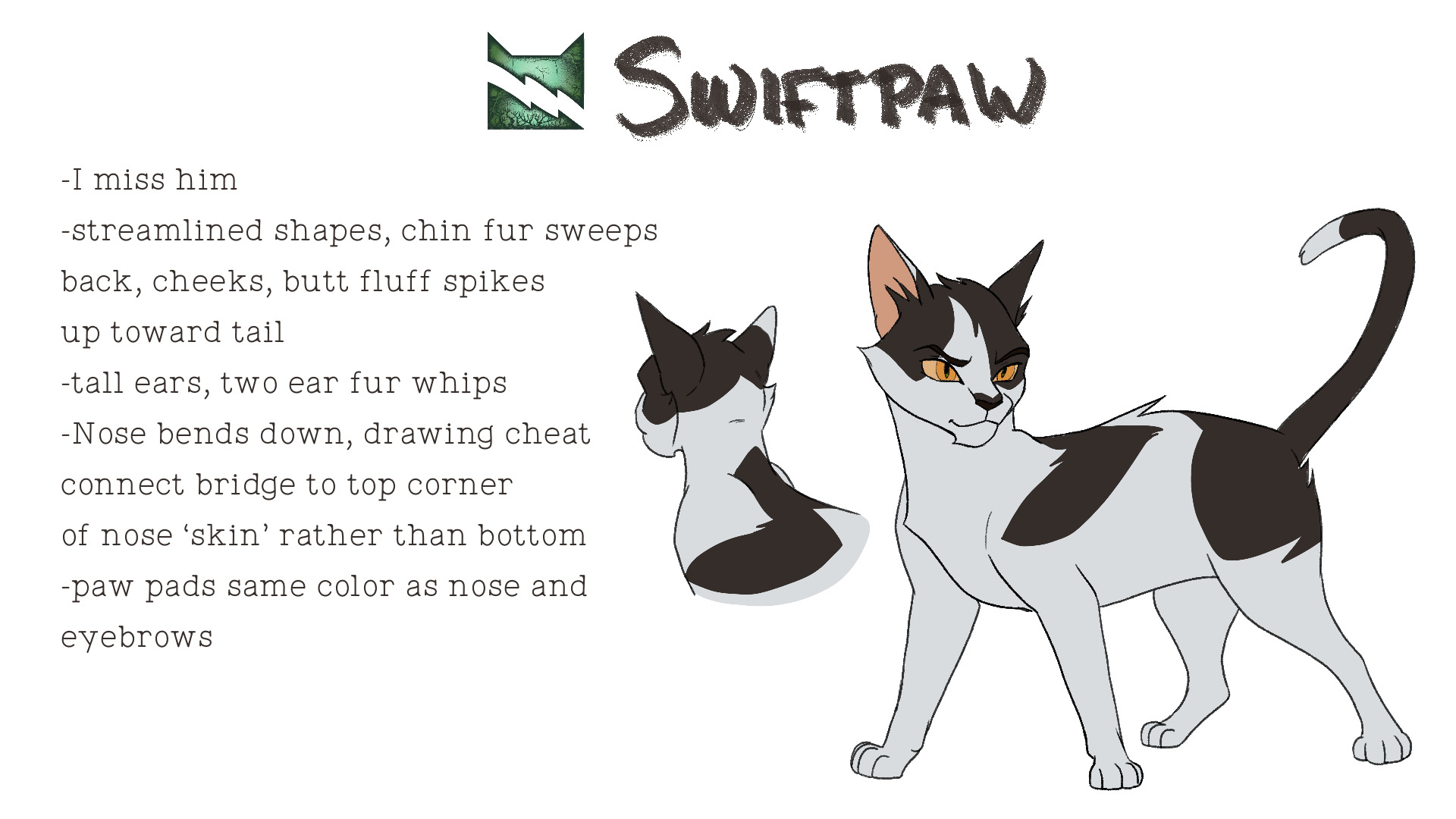 The boy. I imagine swiftpaw would have been an incredible warrior