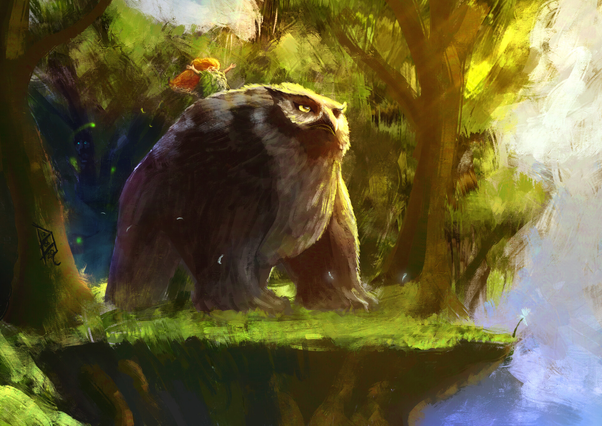 Daniel Denova and the Owl Bear (DnD5e)