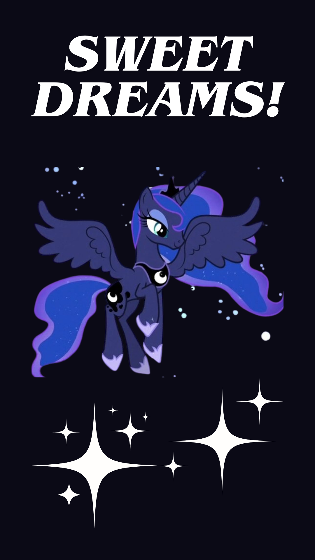 Princess Luna lockscreen wallpaper! Thoughts?