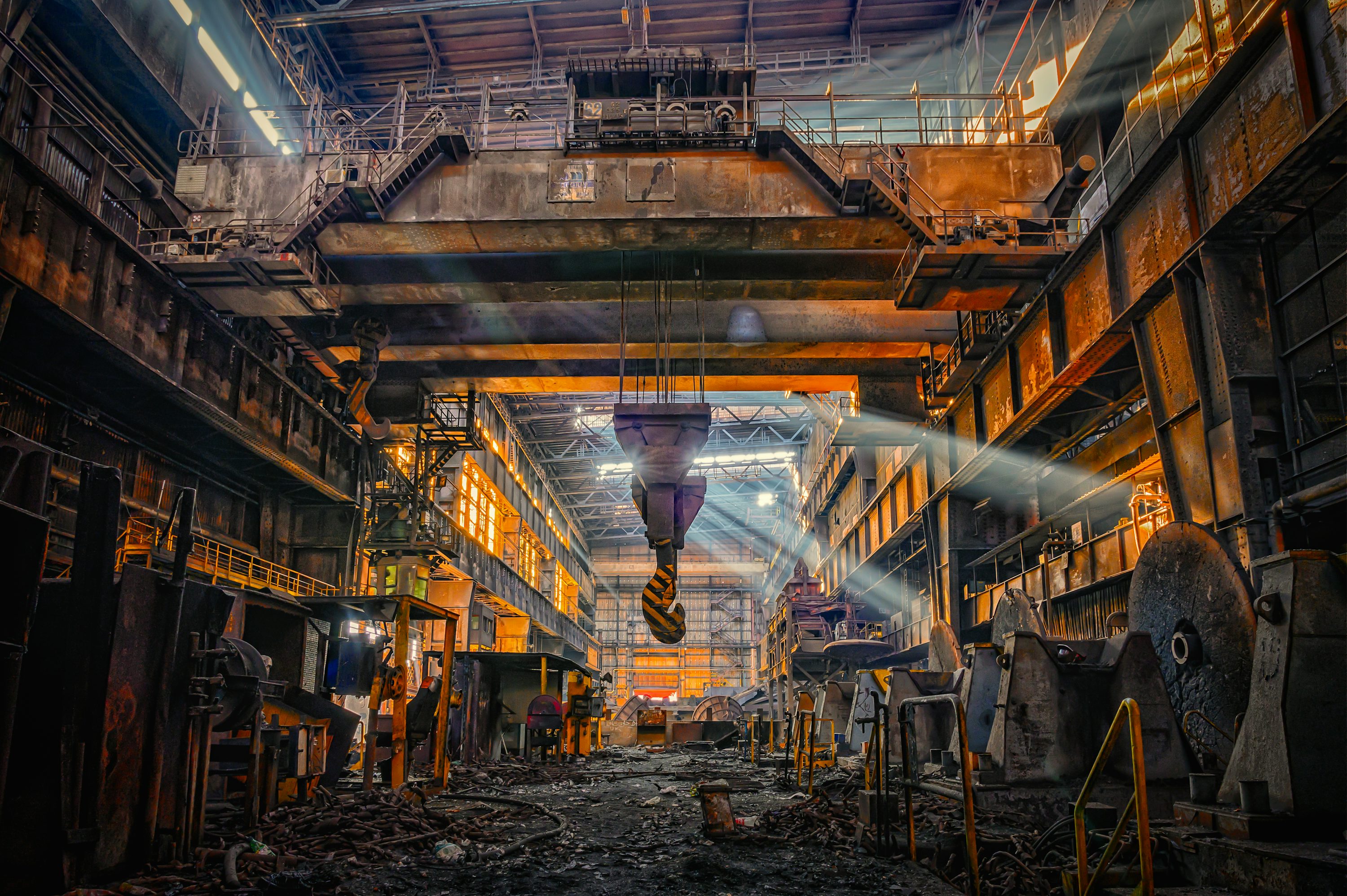 Steel Factory Picture. Download Free Image