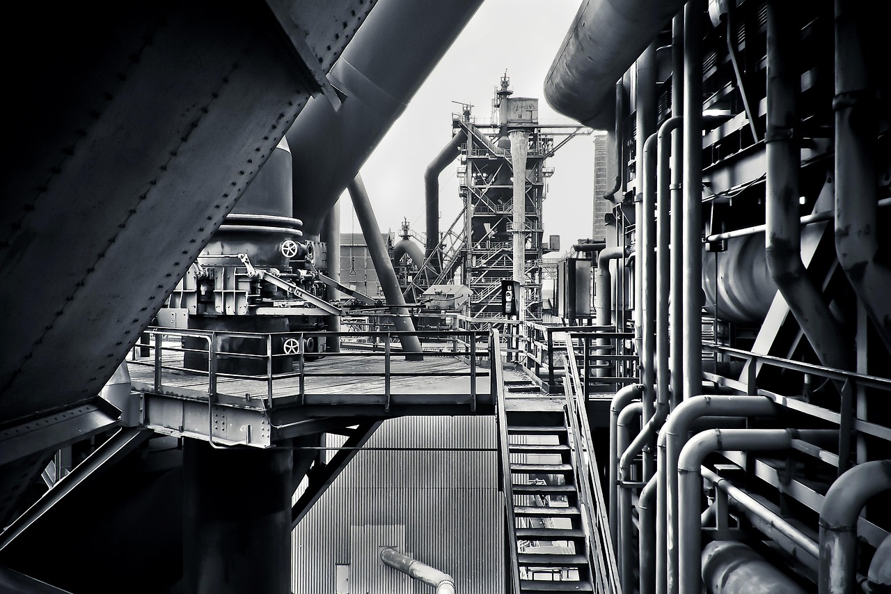 Architecture Steel Mill Factory