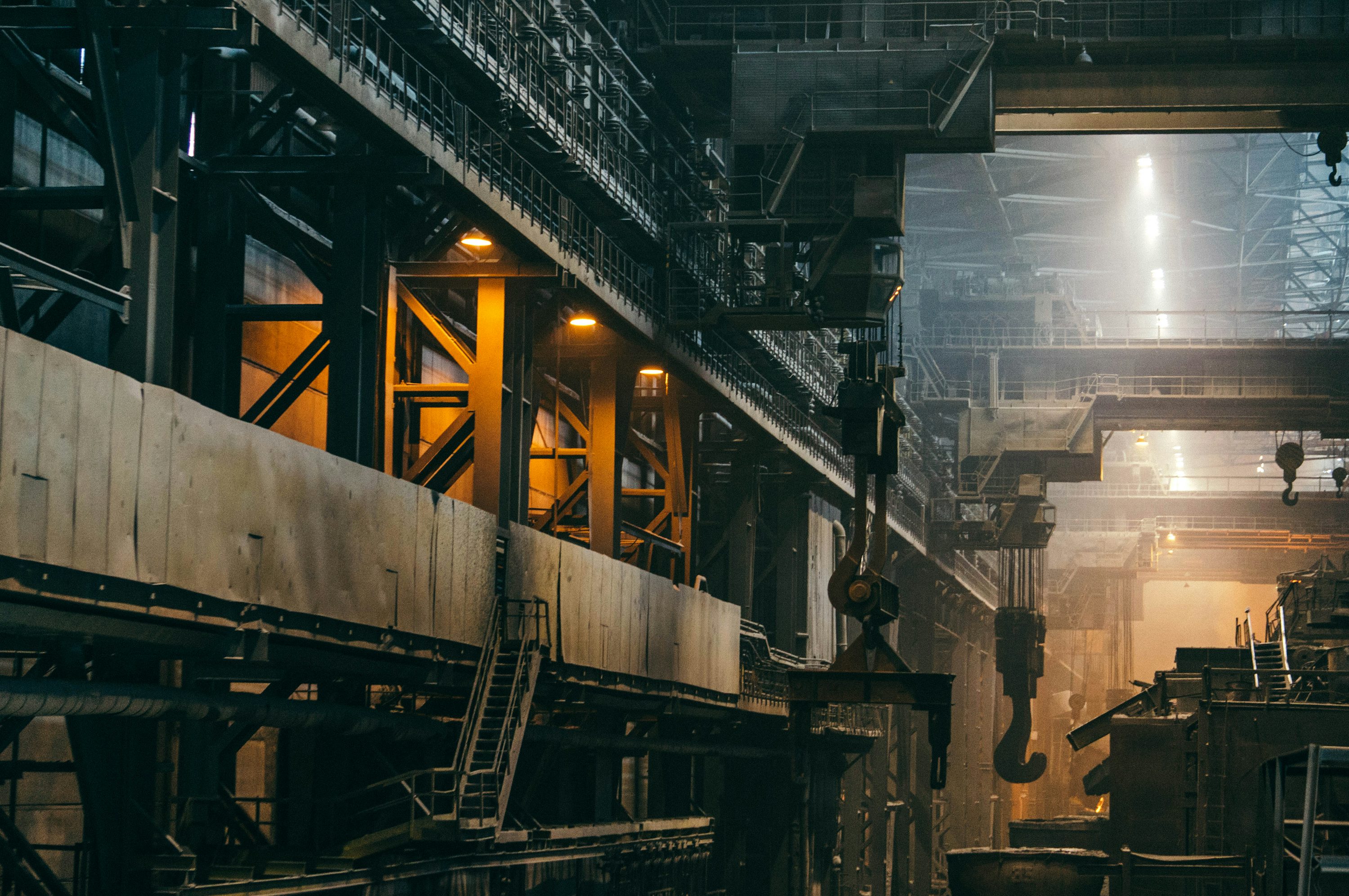 Steel Factory Picture. Download Free Image
