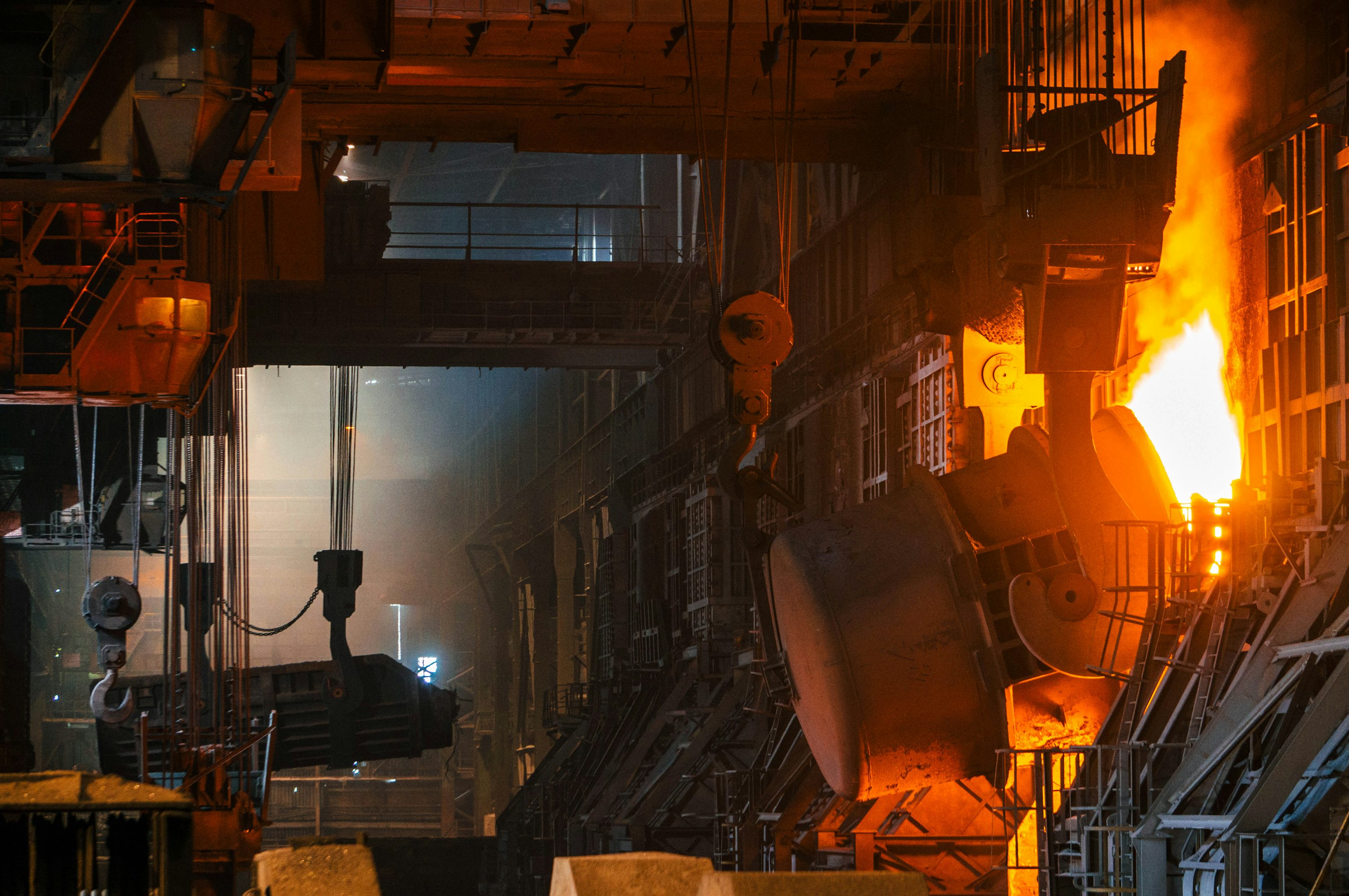 Steel Factory Picture. Download Free Image