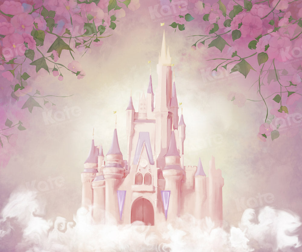 Kate Hand Painted Magic Castle Backdrop Designed