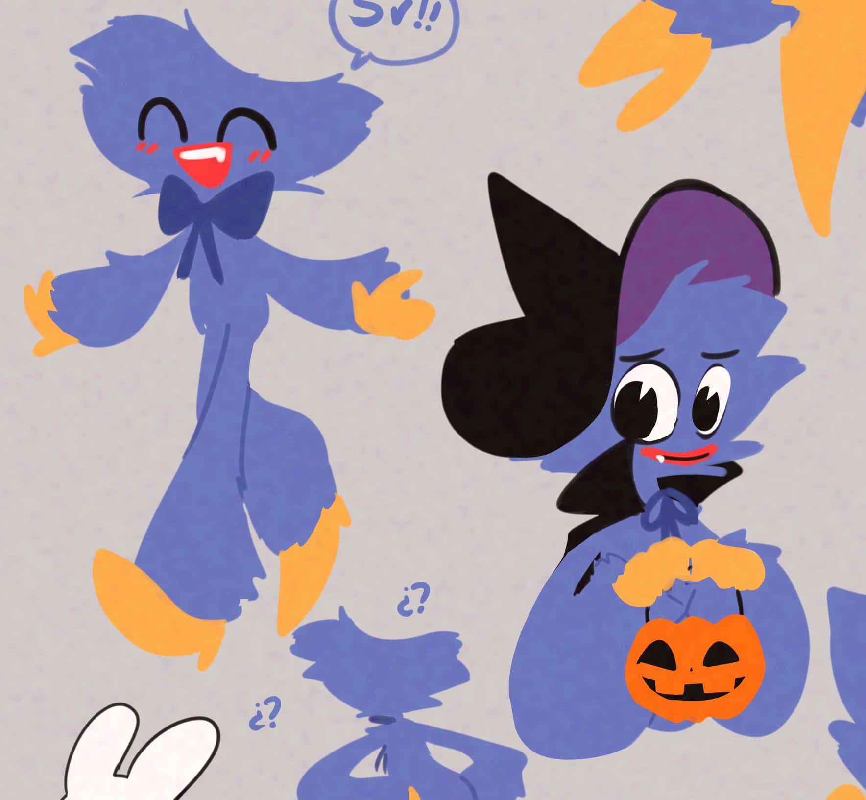 Huggy Wuggy Background