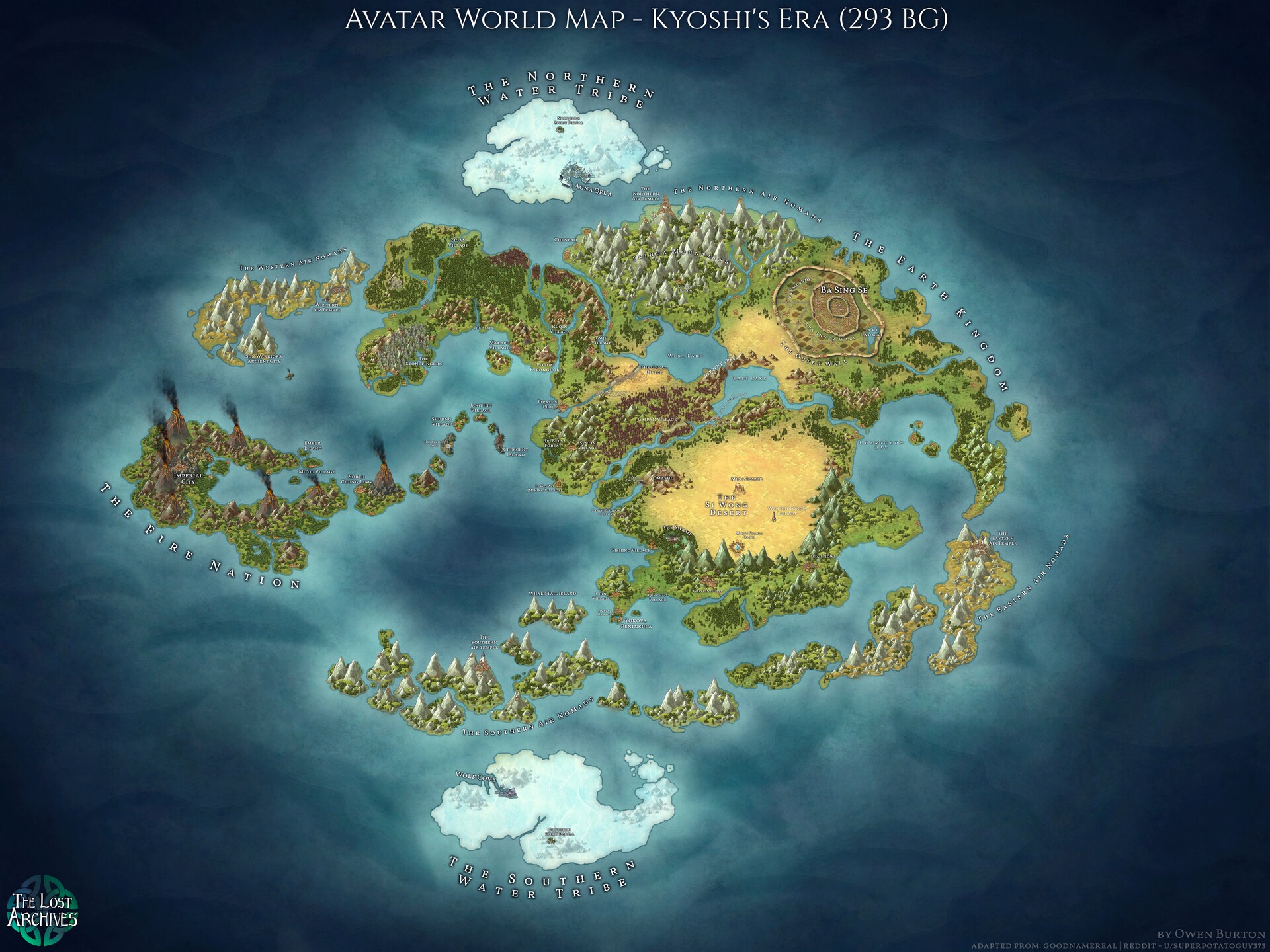 Avatar World Map's Era