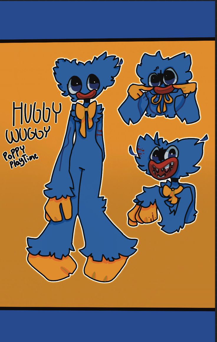 Huggy wuggy fan art