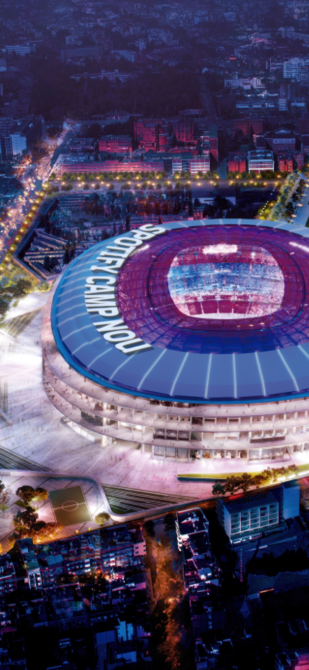 Spotify Camp Nou Wallpaper 4K, Barcelona, Stadium, FC Barcelona