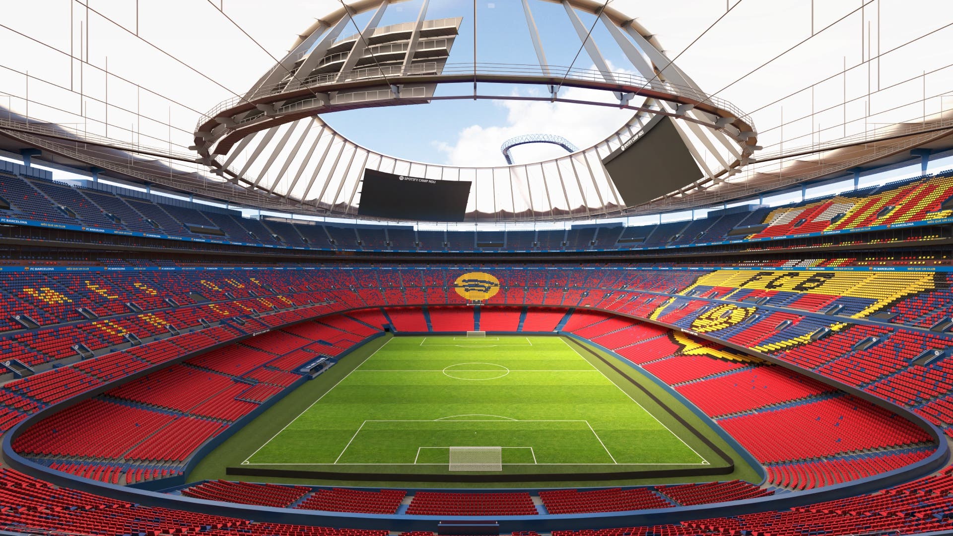 FC Barcelona Releases New Image of Camp Nou: The Best Feature Confirmed!