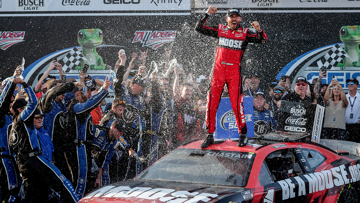 Ross Chastain snags win at Talladega Superspeedway