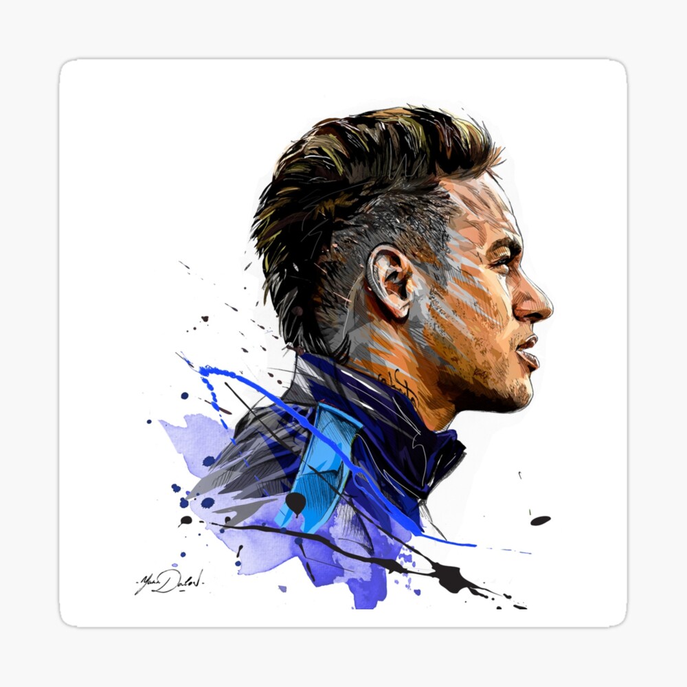 Neymar Design Canvas Print