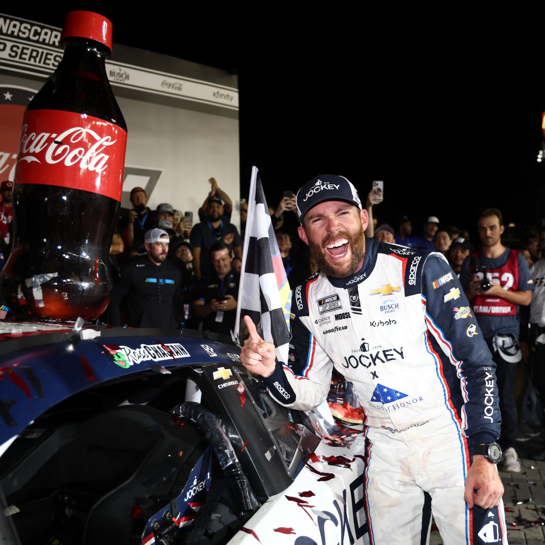 Chastain Goes From Worst To 1st To Win Coca Cola 600