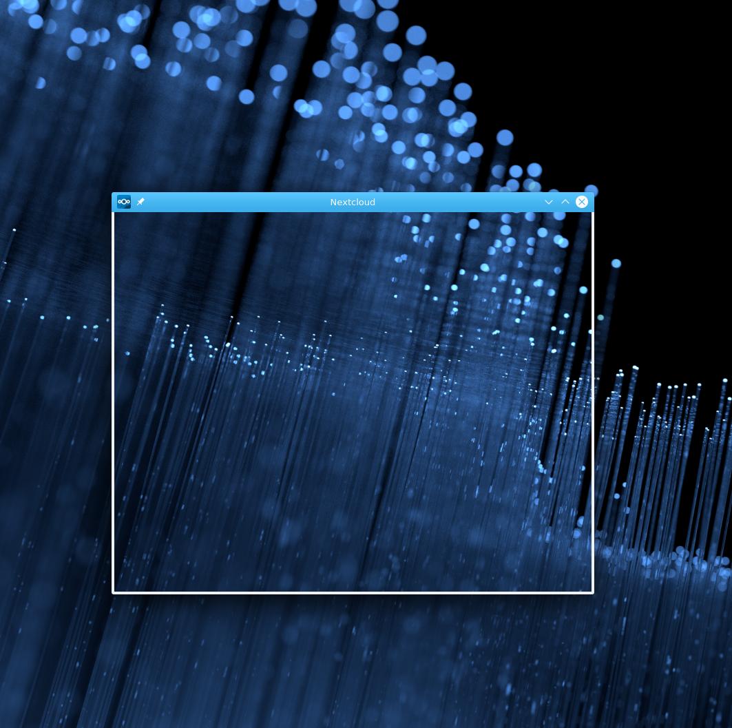 Client Nothing Else Than The Background · Issue · Nextcloud Desktop