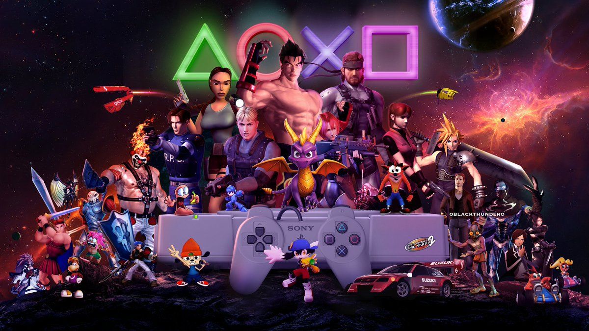 PlayStation Fan Art Shows Off Over 50 Gaming Legends in One Scene