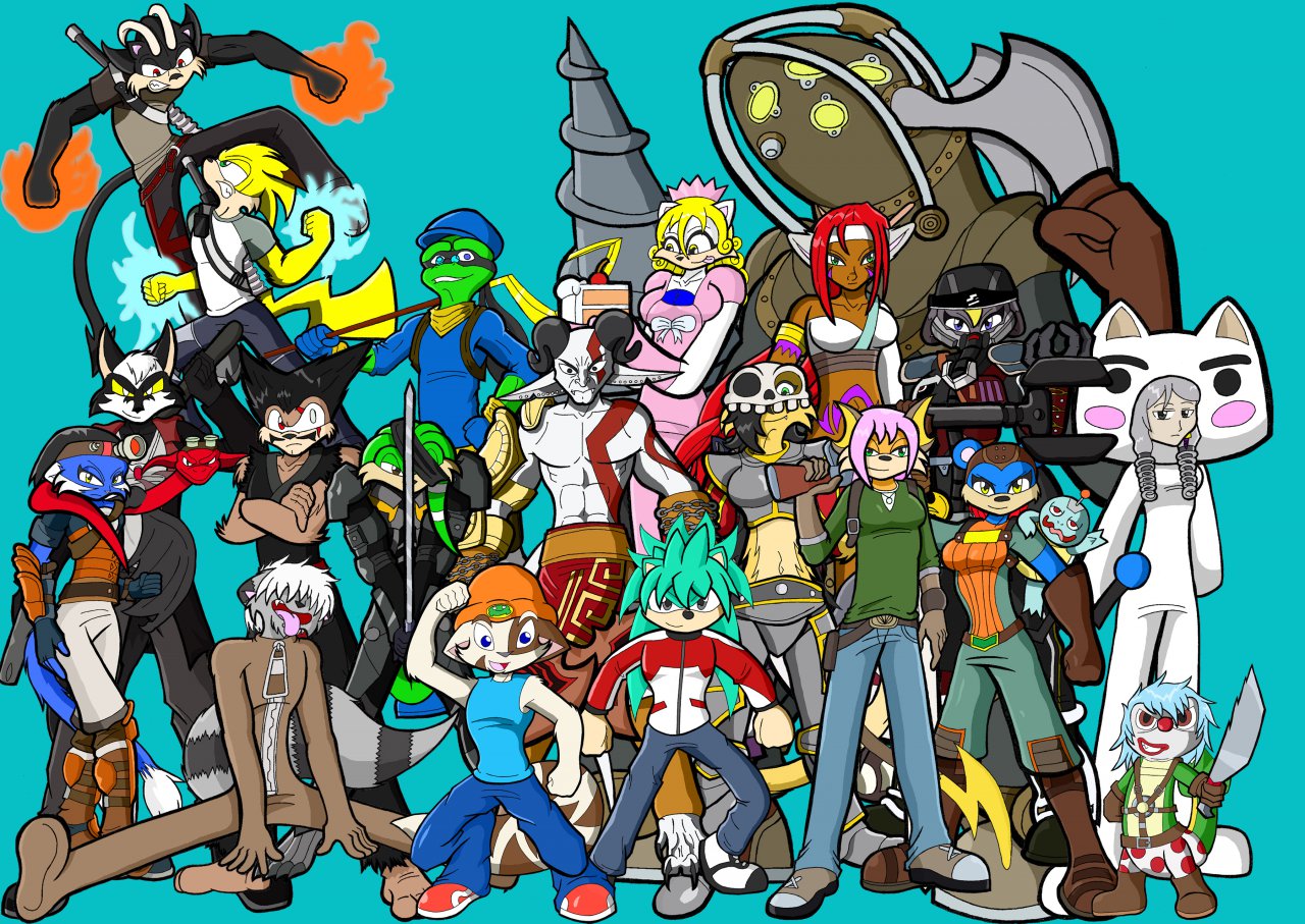 Playstation All Stars Character Cosplay Collage By Thelordoflemonz Fur Affinity [dot] Net