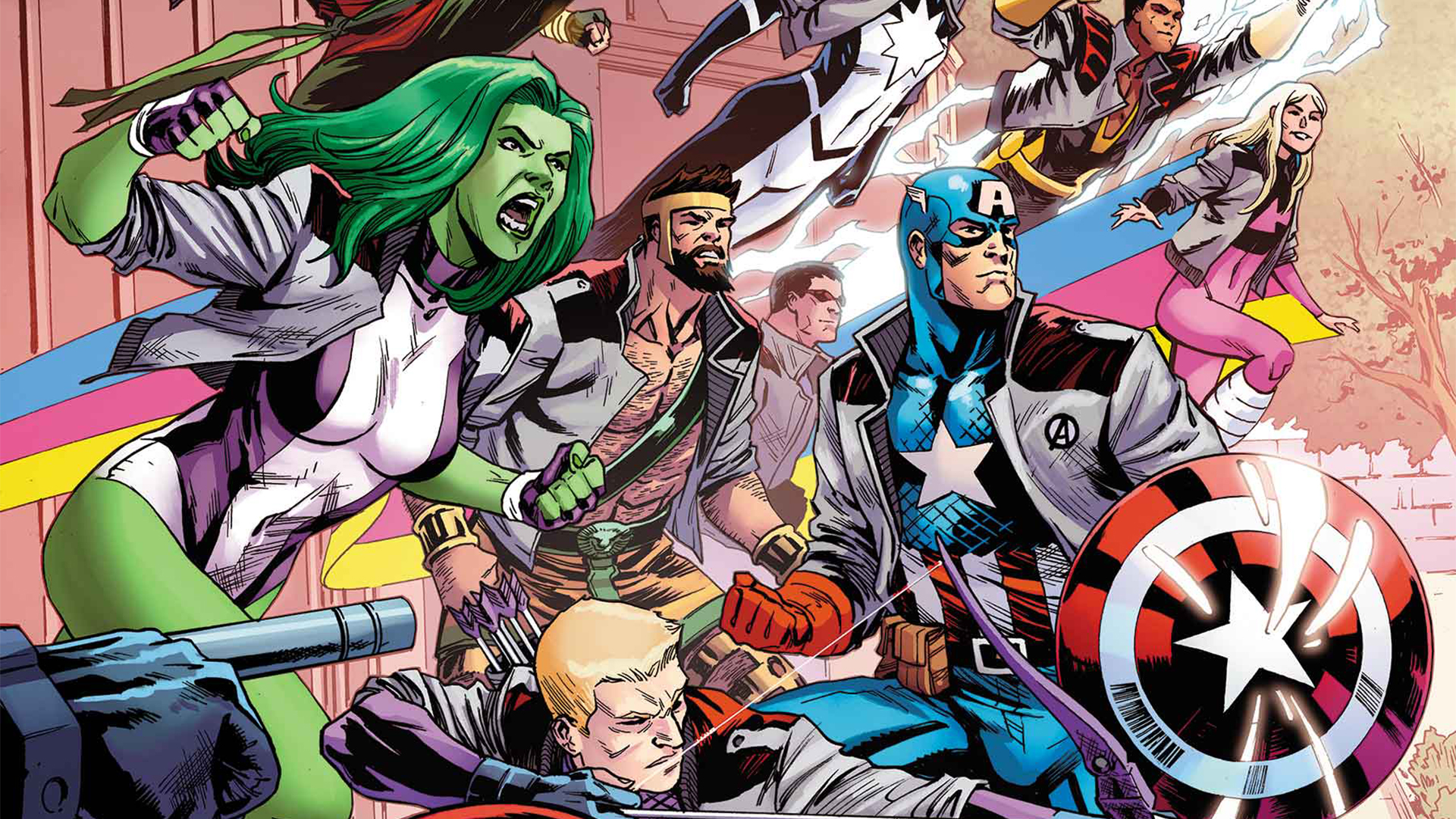 Steve Rogers Assembles His Own Team Of Avengers Including She Hulk, Monica Rambeau, Hawkeye, And Many More
