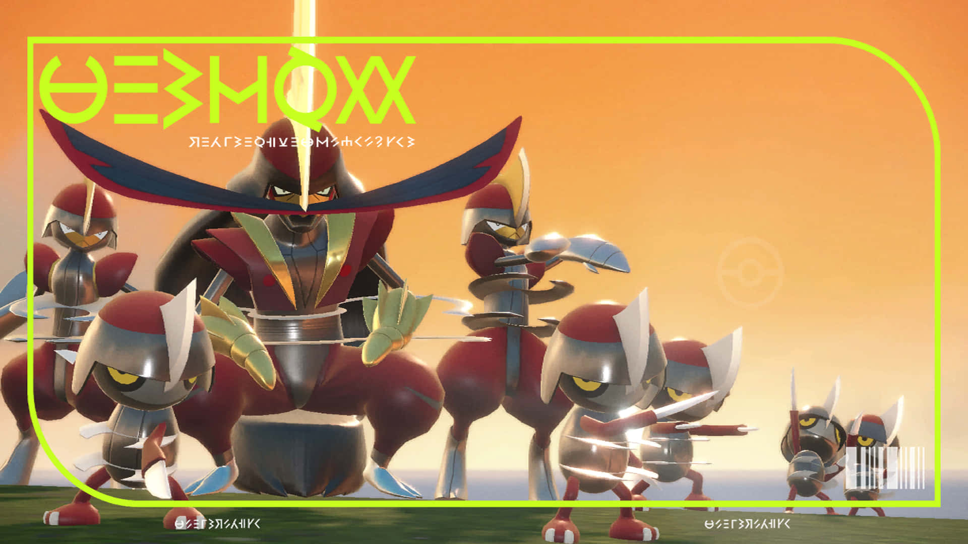 Download Kingambit Bisharp And Pawniard Squad Wallpaper