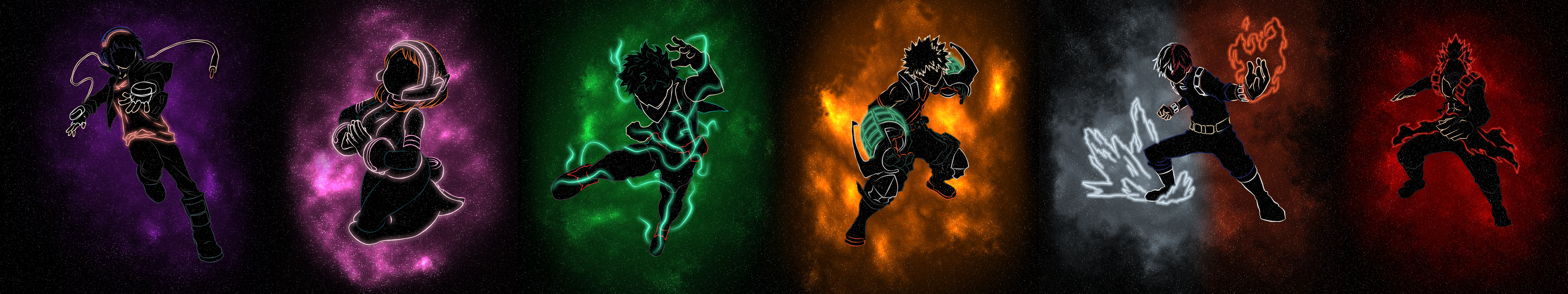 My Hero Academia Triple Monitor Wallpaper (5760x1080) Done By U Marmar9903