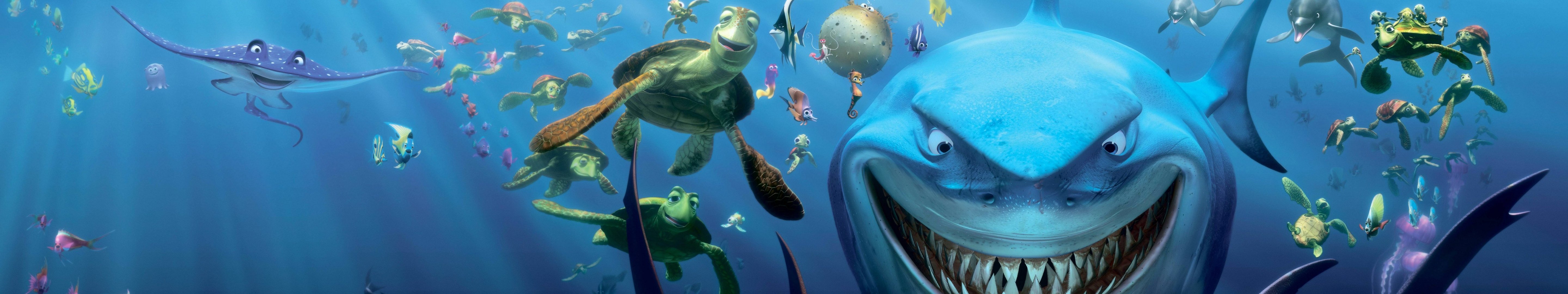 triple, Monitor, Multi, Multiple, Screen, Movie, Film, Cartoon, Dessin, Anime, Finding, Nemo, Trouver, Nemo Wallpaper HD / Desktop and Mobile Background