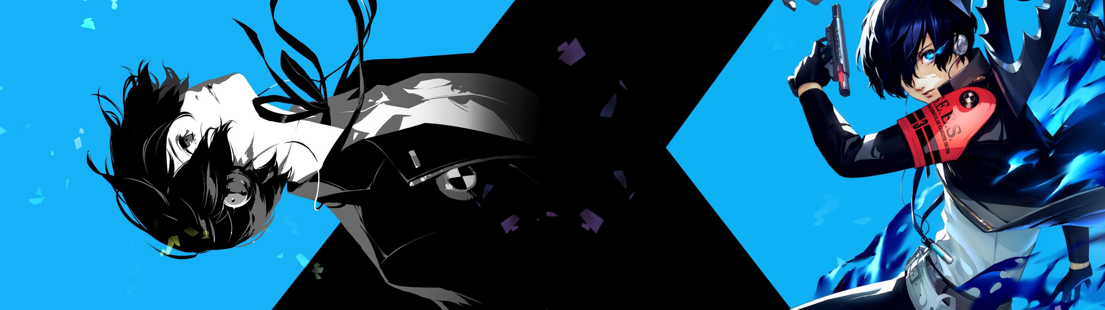 I made a dual monitor Persona 3 Reload wallpaper