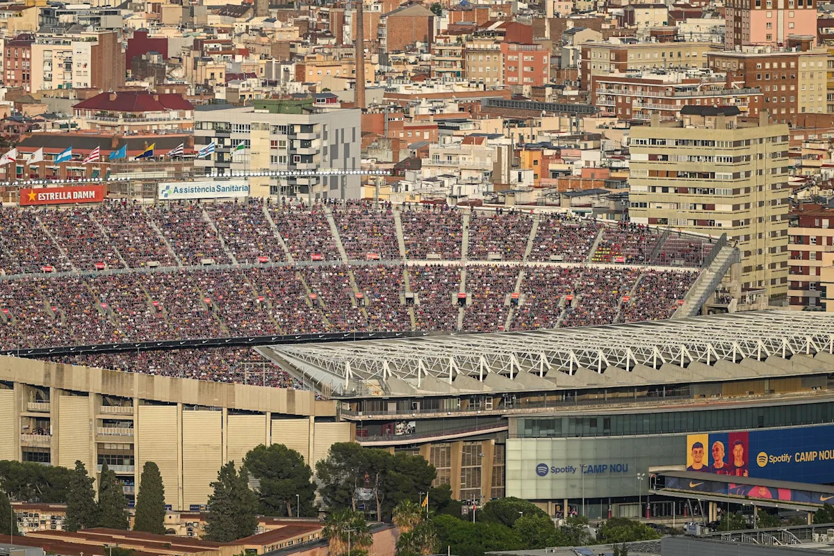 Barcelona's Spotify Camp Nou and Wembley vying to host 2029 Champions League final