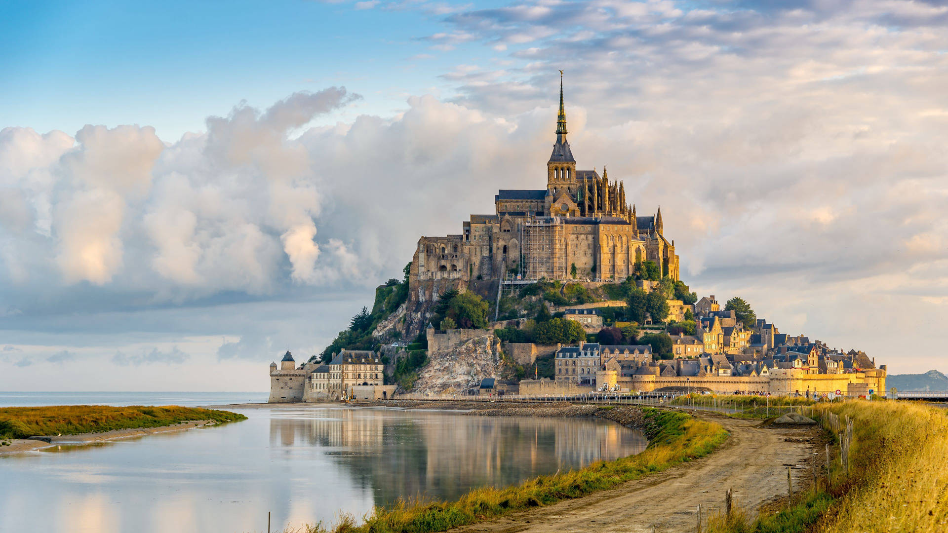 Download Mont Saint Michel Normandy France Wallpaper